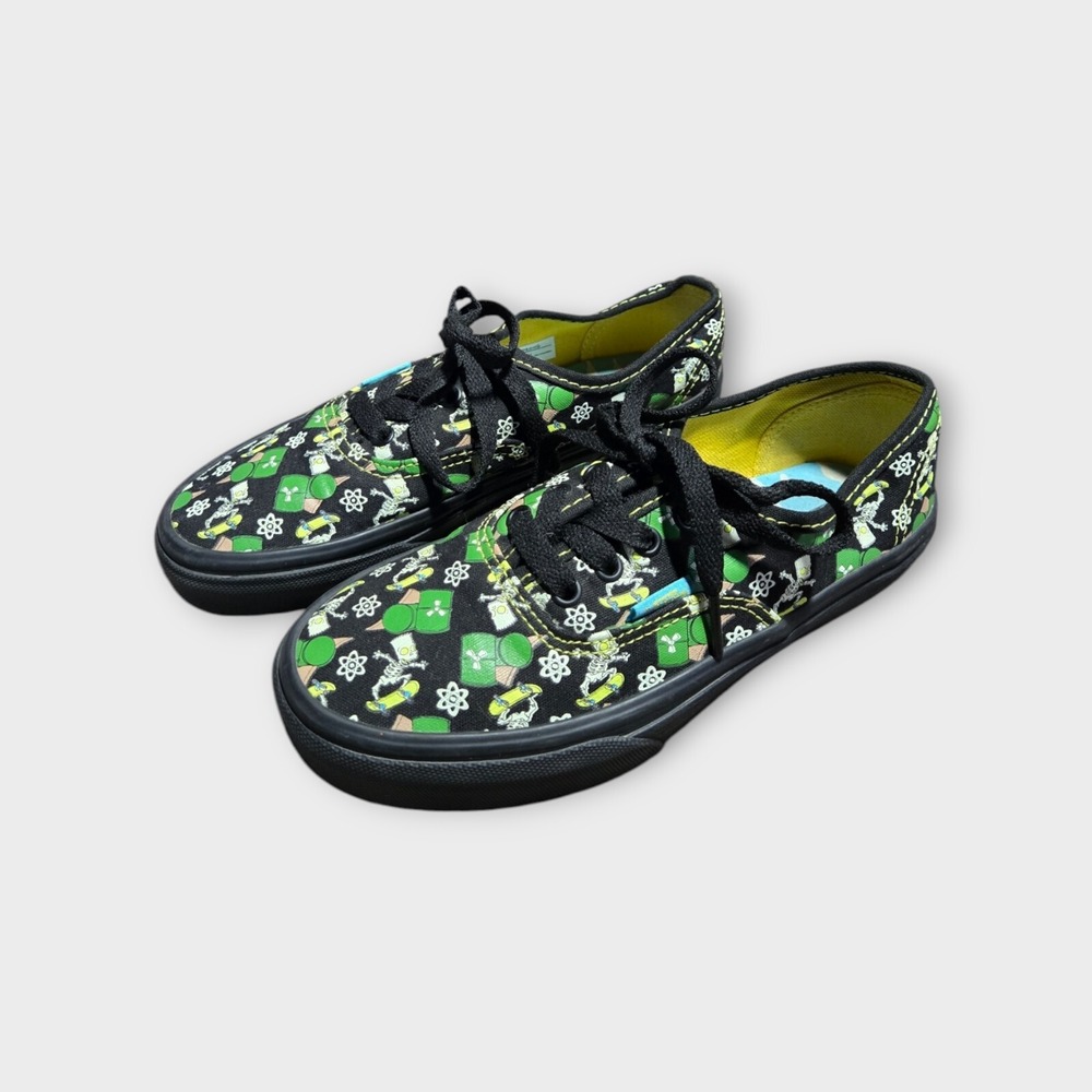 Vans The Simpsons Glow In The Dark Bart Simpson Sneakers Vans Kids Size 3